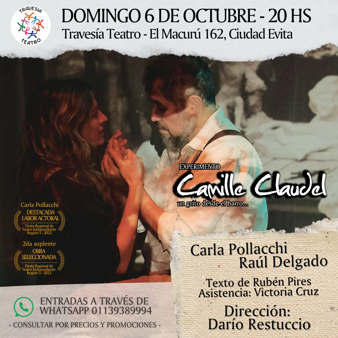 Experimento Camille Claudel, un grito desde el barro