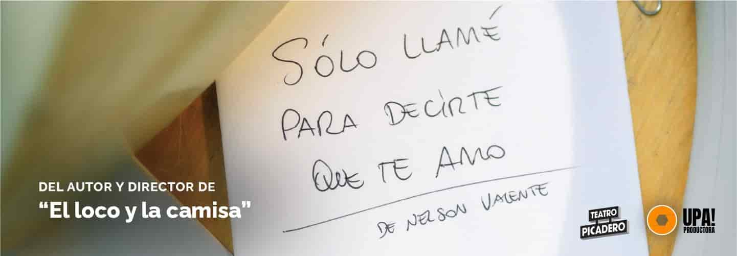 Solo llamé para decirte que te amo